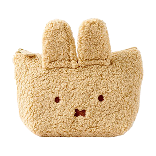 Miffy Fuzzy Zipper Pouch
