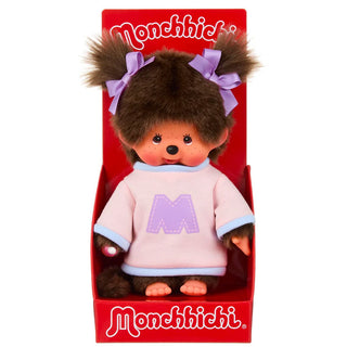 Monchhichi Bi-color Sweater Girl Plush