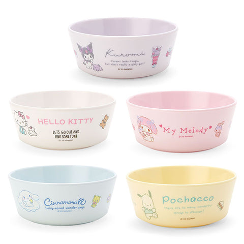 Sanrio Color Melamine Bowl