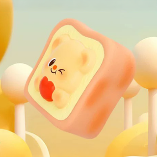 Butterbear Toast Squishy