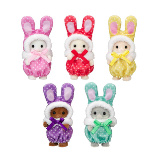 Calico Critters Cutie Collectibles Colorful Bunny Costume Babies Blind Bag