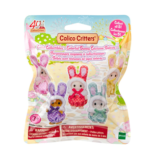 Calico Critters Cutie Collectibles Colorful Bunny Costume Babies Blind Bag