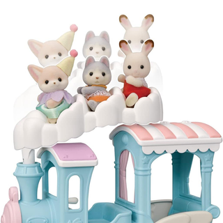 Calico Critters Floating Cloud Rainbow Train