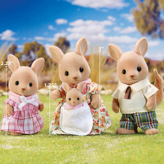 Calico Critters Hopper Kangaroo Family