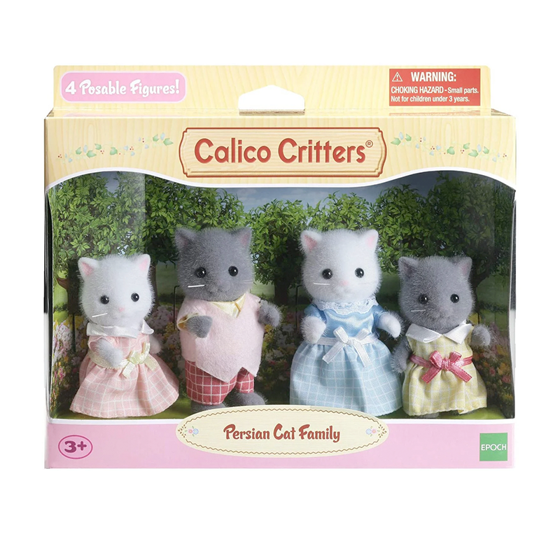 Calico Critters Persian Cat Family – JapanLA