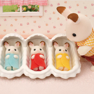 Calico Critters Triplets Care Set