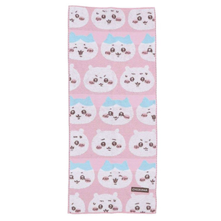 Chiikawa Face Pattern Hand Towel