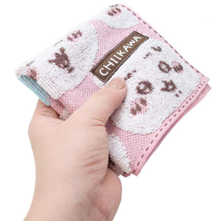 Chiikawa Face Pattern Wash Towel