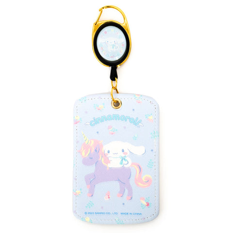 Cinnamoroll Pastel Unicorn Card Case with Key Reel