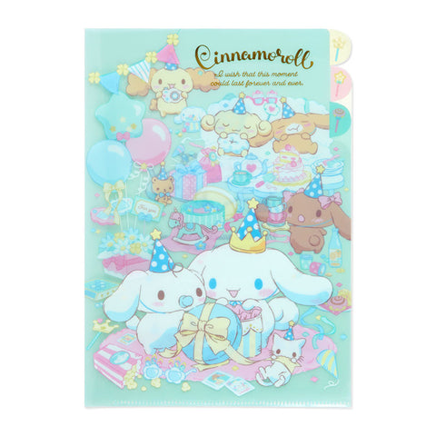 Cinnamoroll After Party Clear File Folder