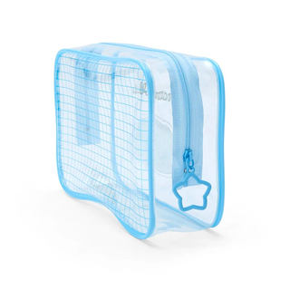 Sanrio Clear Grid Zipper Pouch