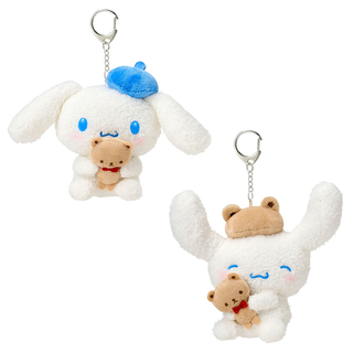 Cinnamoroll Together with Kuma-san Plush Keychain