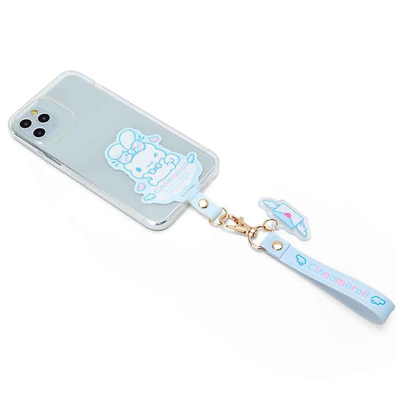 Cinnamoroll Love Letter Phone Tab and Strap JapanLA Cinnamoroll Love Letter Phone Tab and Strap JapanLA
