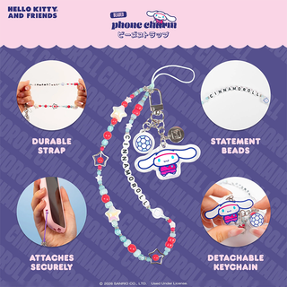 Sanrio Soccer Acrylic Beaded Strap