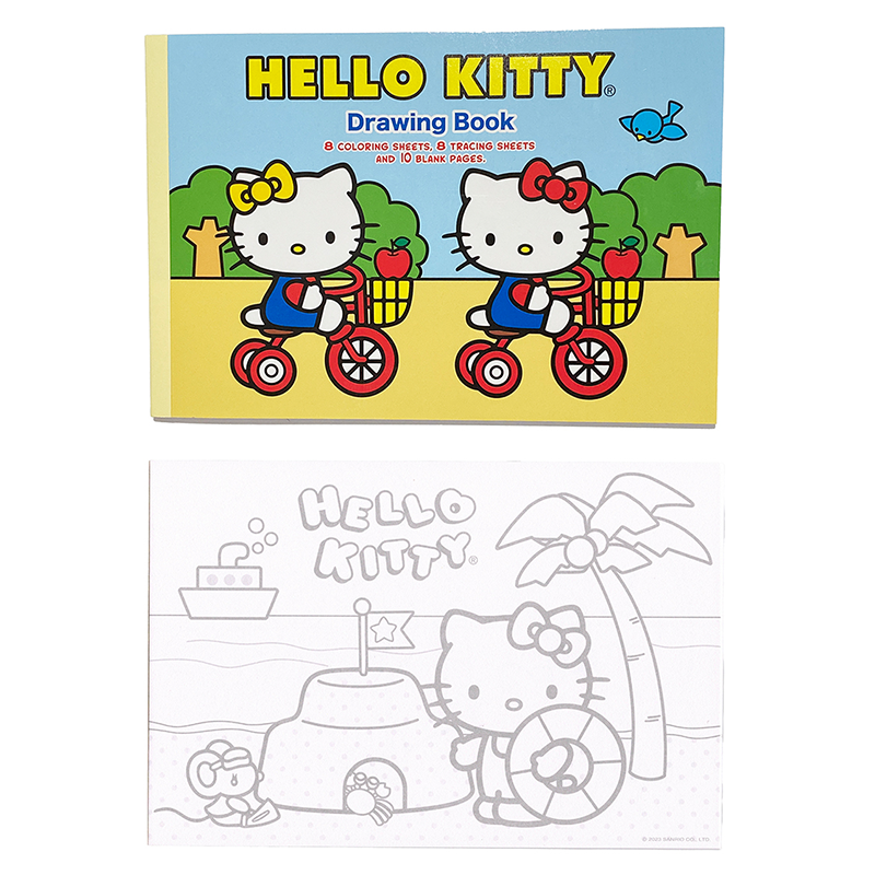 Hello Kitty Kawaii Coloring Book