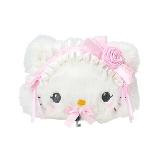 Charmmy Kitty White Frills Plush Pouch