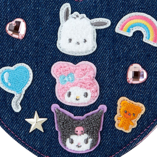 Sanrio Denim Patch Folding Stand Mirror