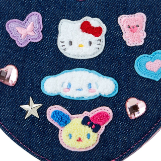 Sanrio Denim Patch Folding Stand Mirror