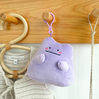 Ditto Blushing Plush Mascot Clip