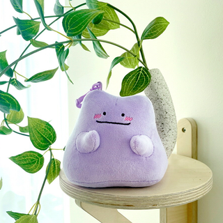 Ditto Blushing Plush Mascot Clip