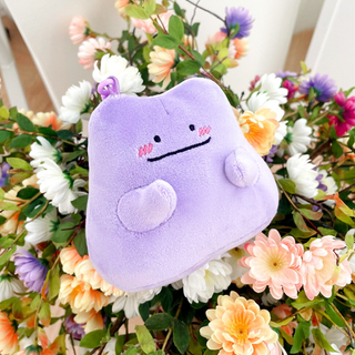 Ditto Blushing Plush Mascot Clip