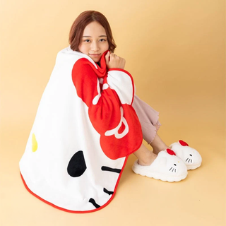 Sanrio Face-Shaped Throw Blanket
