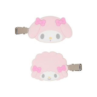 Sanrio Besties Flocked Hair Clip Set