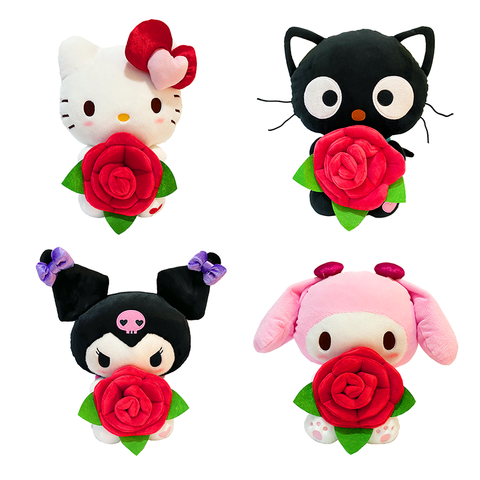 Sanrio Character Heart & Rose Plush