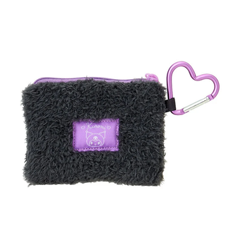 Sanrio Fluffy Plush Mini Pouch with Carabiner
