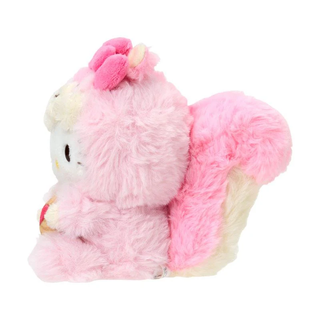 Sanrio Fluffy Squirrel Plush Keychain