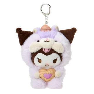 Sanrio Fluffy Squirrel Plush Keychain