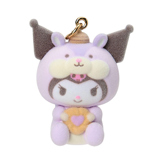 Sanrio Fluffy Squirrel Charm Keychain