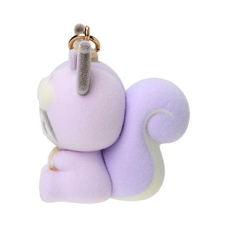 Sanrio Fluffy Squirrel Charm Keychain