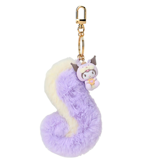 Sanrio Fluffy Squirrel Charm Keychain