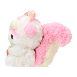 Sanrio Fluffy Squirrel Plush Keychain