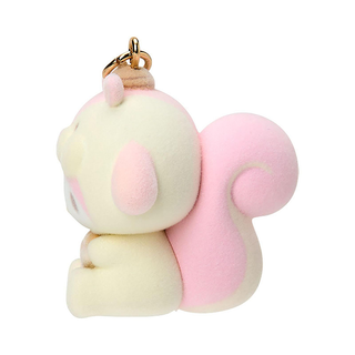 Sanrio Fluffy Squirrel Charm Keychain