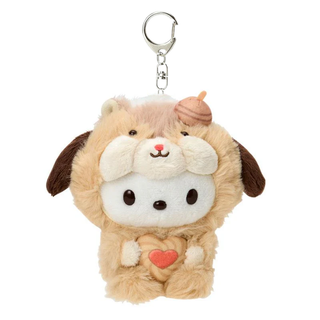 Sanrio Fluffy Squirrel Plush Keychain