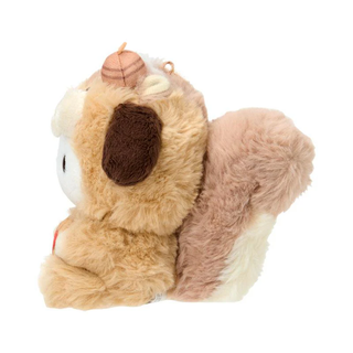 Sanrio Fluffy Squirrel Plush Keychain