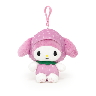 Sanrio Fruit Outfit Plush Keychain