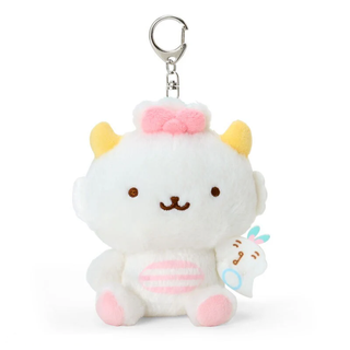 Gaopowerroo Omelette Rice with Piyo Plush Keychain