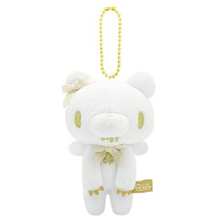 Gloomy Bear Angel White Plush Keychain