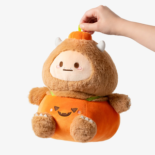 Hank Yeti Pumpkin Midi Mochi Plush