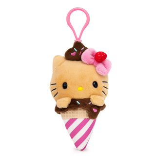 Sanrio Ice Cream Cone Plush Keychain