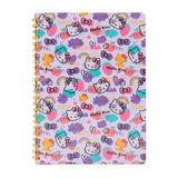 Hello Kitty Colorful Street Art Spiral Notebook