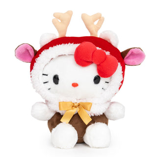 Hello Kitty Festive Reindeer Bean Doll