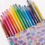 Hello Kitty Colorful Street Art Twist-Up Crayon Set