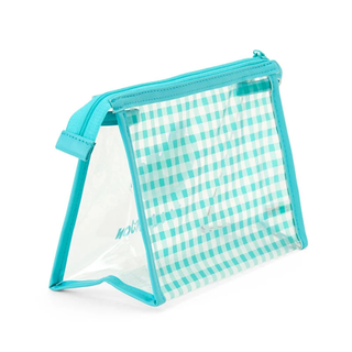 Sanrio Clear Gingham Zipper Pouch