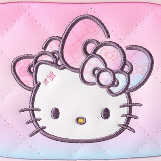 Hello Kitty 50th Anniversary Fashionable Ribbons Zipper Pouch
