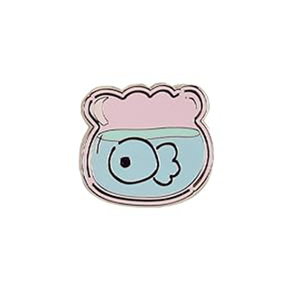 Opened Hello Kitty 50th Anniversary Clear & Cute Pin Blind Box