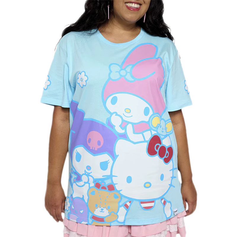 Hello Kitty And Friends X Loungefly Blue Tee